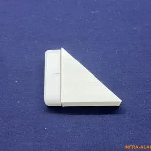 Winkel Magnetmontage Weiß 10 Stück